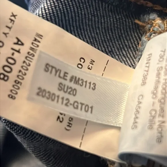 Madewell NWOT Cali Demi-Boot Jeans: Chewed-Hem Edition Size 26 - Picture 7 of 7